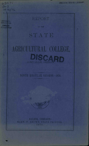 DIScA,DH STATE REPORT AGRICHLTTJRAL COLLEGE,