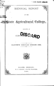 C BIENNIAL REPORT SALEM, OREGON: ELEVENTH REGULAR SESSION-1880.