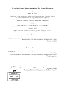 Boosting  Sparse  Representations  for  Image ... Kinh  H.