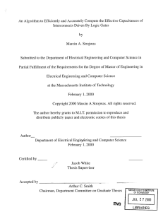 Submitted to  the Department  of Electrical  Engineering ... Partial Fulfillment  of the Requirements  for the ...