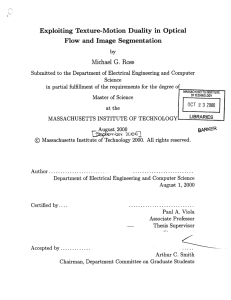 Exploiting  Texture-Motion  Duality  in  Optical