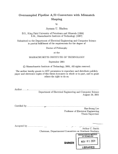 Oversampled  Pipeline  A/D  Converters  with ... Shaping U.