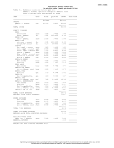 B-1241 (C1&amp;2) Projections for Planning Purposes Only