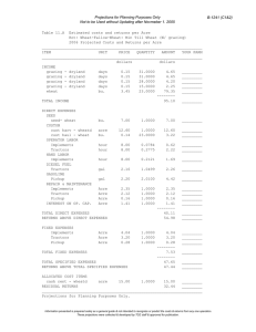 Projections for Planning Purposes Only B-1241 (C1&amp;2)