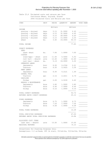 Projections for Planning Purposes Only B-1241 (C1&amp;2)