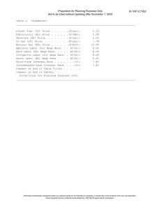 Projections for Planning Purposes Only B-1241 (C1&amp;2)