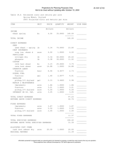 Projections for Planning Purposes Only B-1241 (C10)