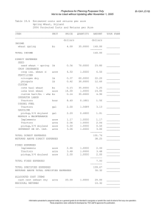 Projections for Planning Purposes Only B-1241 (C10)