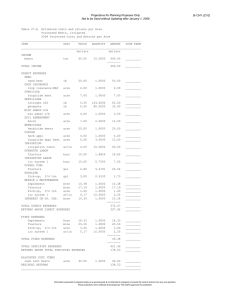 Projections for Planning Purposes Only B-1241 (C10)