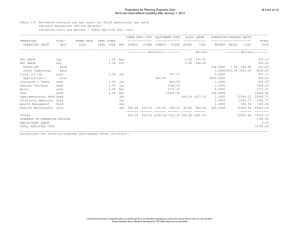 Projections for Planning Purposes Only B-1241 (C11)