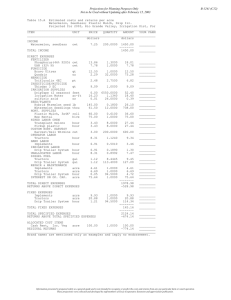 Projections for Planning Purposes Only B-1241 (C12)