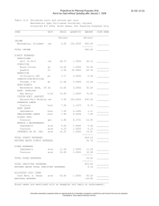 Projections for Planning Purposes Only B-1241 (C12)