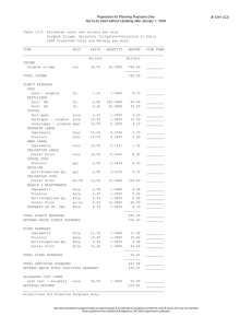 Projections for Planning Purposes Only B-1241 (C2)