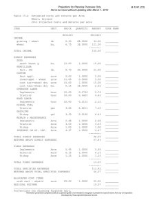 Projections for Planning Purposes Only B-1241 (C2)