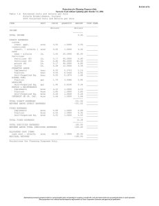 B-1241 (C3) Projections for Planning Purposes Only