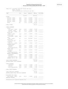 Projections for Planning Purposes Only B-1241 (C3)