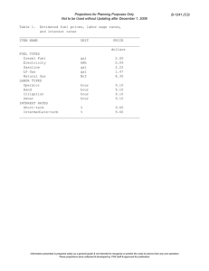 Projections for Planning Purposes Only B-1241 (C3)