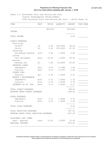 Projections for Planning Purposes Only B-1241 (C4)