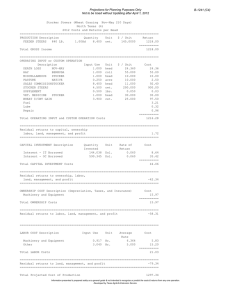 Projections for Planning Purposes Only B-1241 (C4)