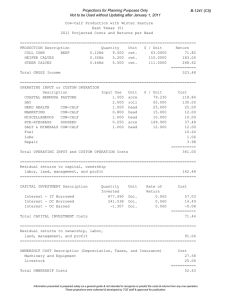 Projections for Planning Purposes Only B-1241 (C5)