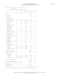 Projections for Planning Purposes Only B-1241 (C6)