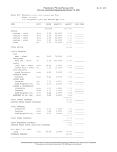 Projections for Planning Purposes Only B-1241 (C7)