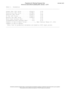 Projections for Planning Purposes Only B-1241 (C7)