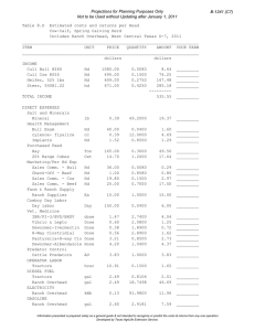 Projections for Planning Purposes Only B-1241 (C7)