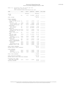 Projections for Planning Purposes Only B-1241 (C8)