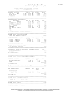 Projections for Planning Purposes Only B1241 (L8)