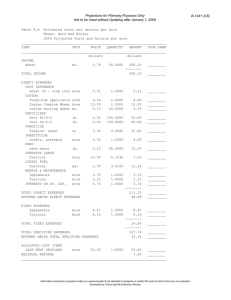 Projections for Planning Purposes Only B-1241 (C6)