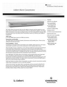Liebert Alarm Concentrator Services For Business-Critical Continuity
