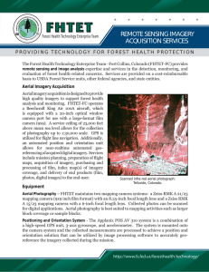 REMOTE SENSING IMAGERY ACQUISITION SERVICES