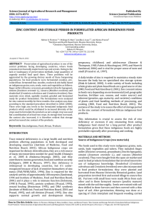 Published By Science Journal of Agricultural Research and Management ISSN: 2276-8572