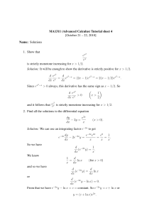 MA1311 (Advanced Calculus) Tutorial sheet 4 [October 21 – 22, 2010]