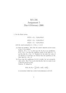 MA 216 Assignment 5 Due 6 February 2008