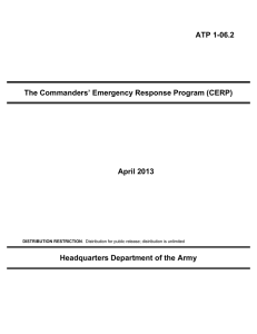 ATP 1-06.2 The Commanders’ Emergency Response Program (CERP) April 2013