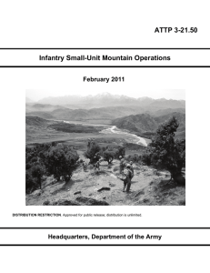 ATTP 3-21.50  Infantry Small-Unit Mountain Operations February 2011