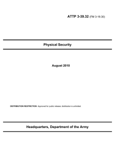 ATTP 3-39.32  Physical Security Headquarters, Department of the Army