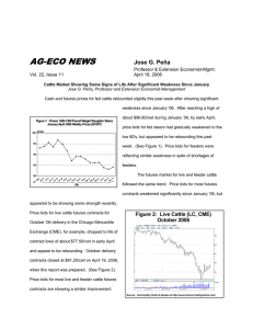 AG-ECO NEWS Jose G. Peña Professor &amp; Extension Economist-Mgmt. Vol. 22, Issue 11