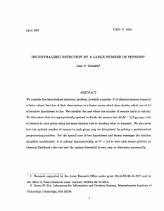 LIDS-P- 1662 April  1987 John  N.  Tsitsiklis ABSTRACT