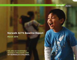 Norwalk ACTS Baseline Report March 2015 /  WE ARE ACCOUNTABLE