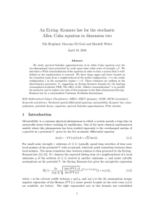 An Eyring–Kramers law for the stochastic Allen–Cahn equation in dimension two