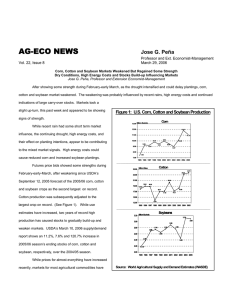 AG-ECO NEWS  Jose G. Peña Professor and Ext. Economist-Management