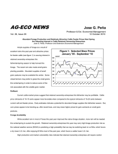 AG-ECO NEWS  Jose G. Peña