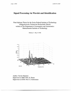 Signal  Processing  via  Wavelet  and Identification