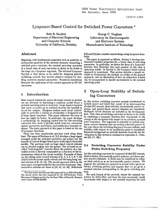 Lyapunov-Based  Control  for  Switched  Power ...