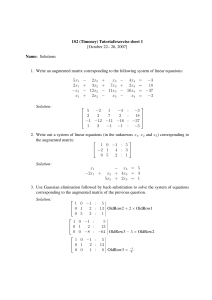 1S2 (Timoney) Tutorial/exercise sheet 1 [October 22– 26, 2007] Name: Solutions