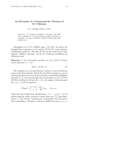 An Extension of a Commutativity Theorem of M. Uchiyama