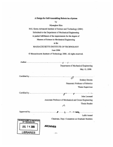 A Design  for Self-Assembling  Robots  in a... by Myunghee  Kim